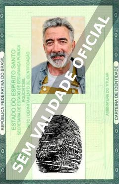 Imagem hipotética representando a carteira de identidade de Pompeu José