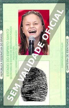 Imagem hipotética representando a carteira de identidade de Rafa Gomes!