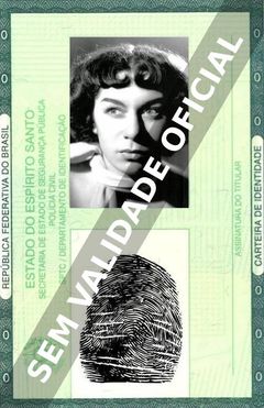 Imagem hipotética representando a carteira de identidade de Renata Fronzi