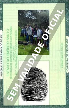Imagem hipotética representando a carteira de identidade de Ricardo Trêpa