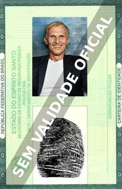 Imagem hipotética representando a carteira de identidade de Richard Sammel