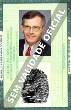 Imagem hipotética representando a carteira de identidade de Rick Ludwin