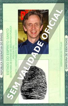 Imagem hipotética representando a carteira de identidade de Robert Joy