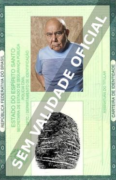Imagem hipotética representando a carteira de identidade de Roberto Guilherme