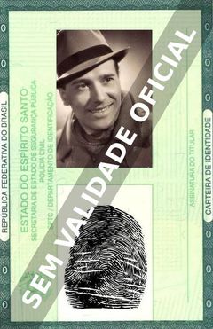 Imagem hipotética representando a carteira de identidade de Rolf Weih
