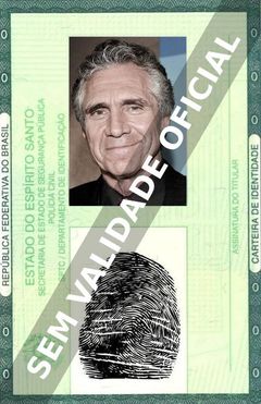 Imagem hipotética representando a carteira de identidade de Ron Gilbert