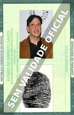 Imagem hipotética representando a carteira de identidade de Sam Lloyd