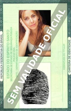 Imagem hipotética representando a carteira de identidade de Sofia Grilo