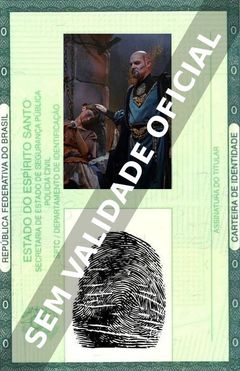 Imagem hipotética representando a carteira de identidade de Victor Bo