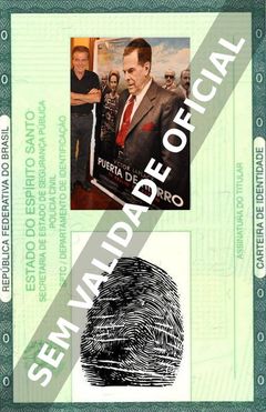 Imagem hipotética representando a carteira de identidade de Víctor Laplace