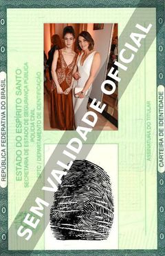 Imagem hipotética representando a carteira de identidade de Victoria Pendleton