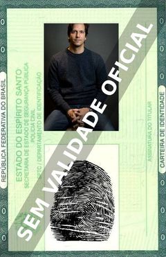 Imagem hipotética representando a carteira de identidade de Vladimir Brichta