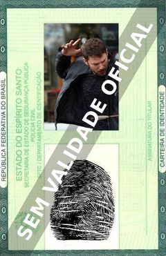 Imagem hipotética representando a carteira de identidade de Wil Traval