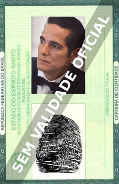Imagem hipotética representando a carteira de identidade de Yul Vazquez