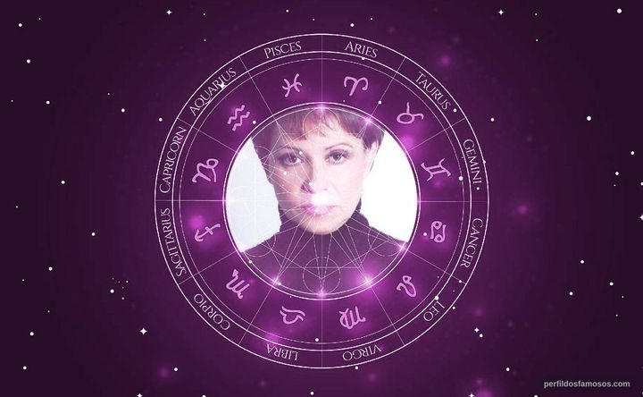 Imagem representando o mapa astral de Adriana Barraza