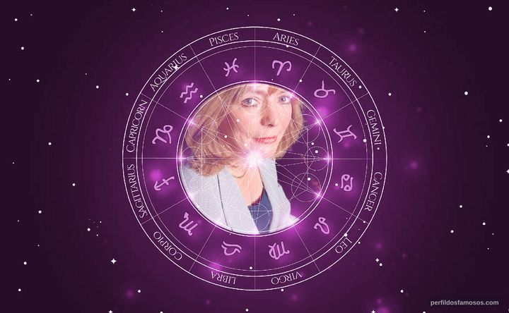 Imagem representando o mapa astral de Alison Steadman