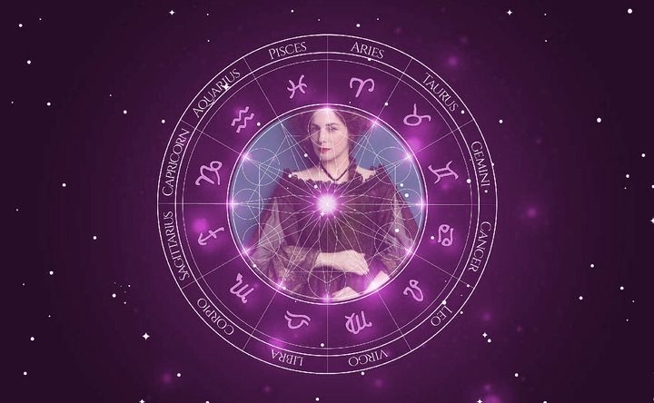 Imagem representando o mapa astral de Amira Casar