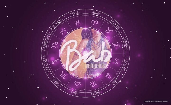 Imagem representando o mapa astral de Baby do Brasil (Baby Consuelo)