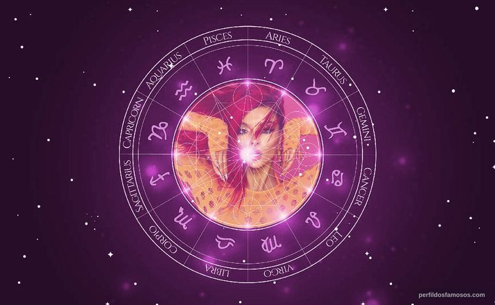 Imagem representando o mapa astral de Bebe Rexha