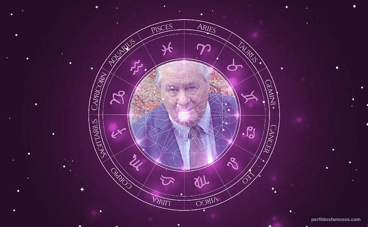 Imagem representando o mapa astral de Bruce McGuire