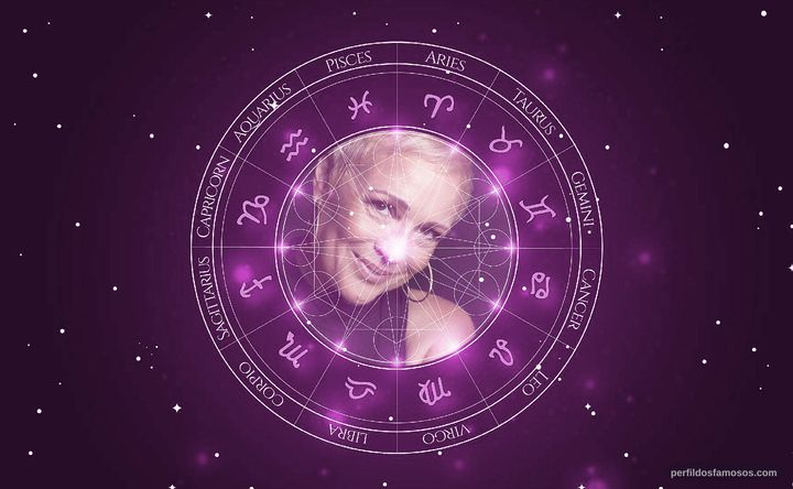 Imagem representando o mapa astral de Carla Andrino