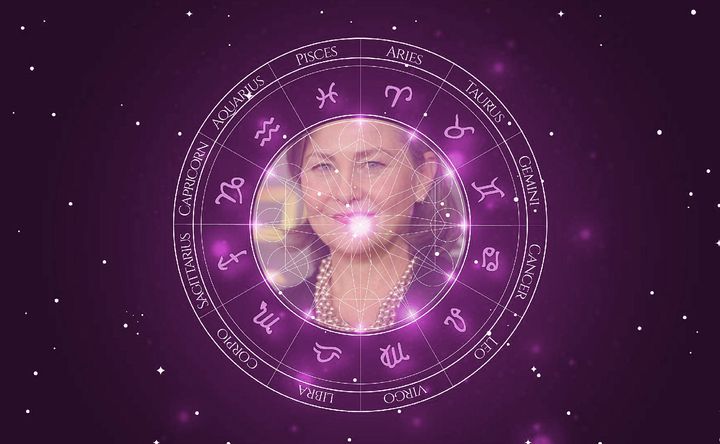 Imagem representando o mapa astral de Cherry Jones