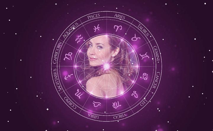 Imagem representando o mapa astral de Courtney Ford