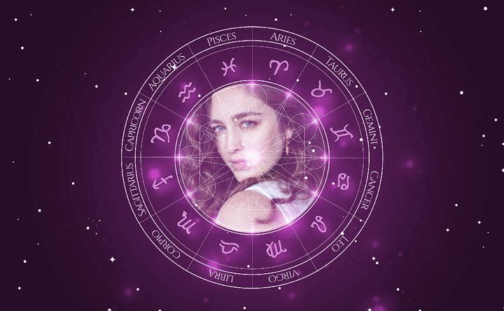 Imagem representando o mapa astral de Danielle Galligan