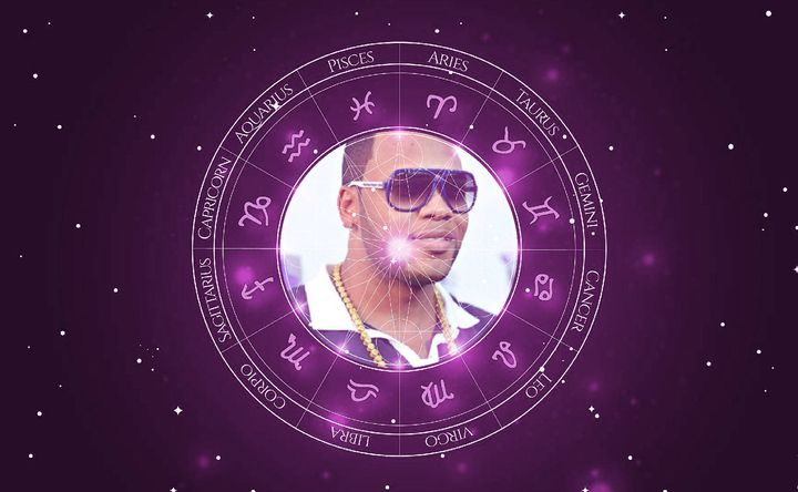 Imagem representando o mapa astral de Flo Rida