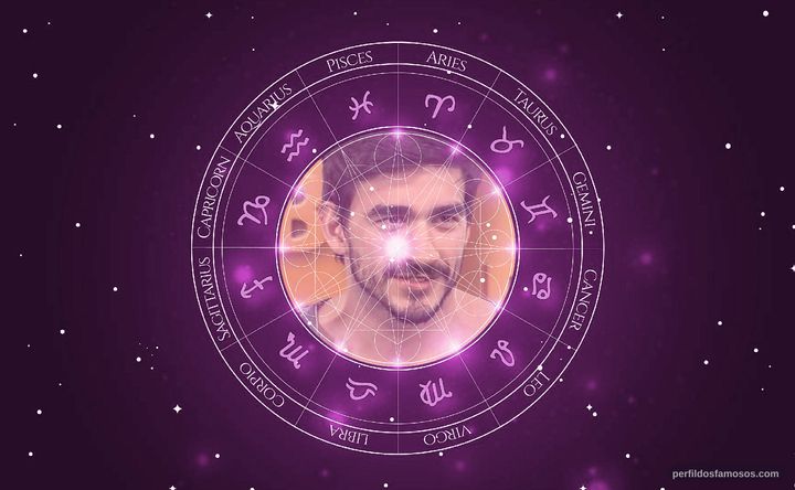 Imagem representando o mapa astral de Guilherme Napolitano