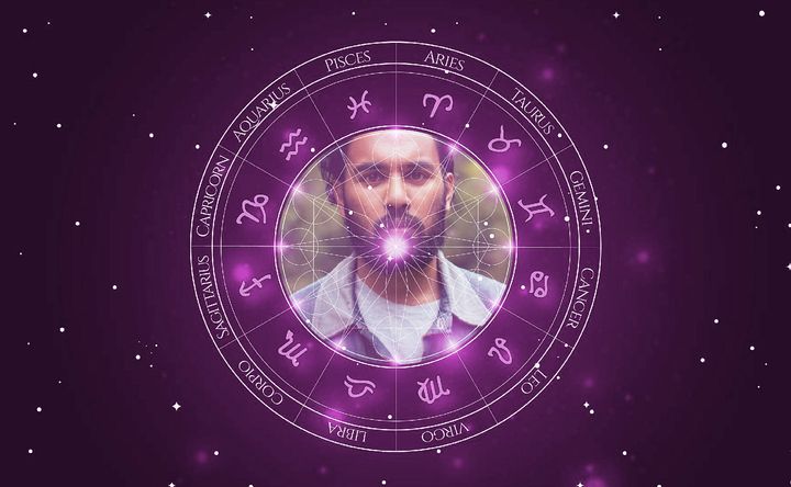 Imagem representando o mapa astral de Himesh Patel