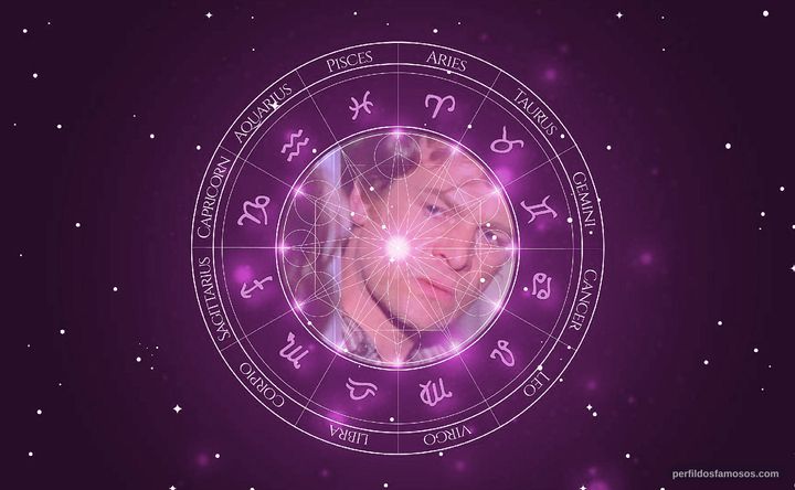 Imagem representando o mapa astral de Ian McCulloch