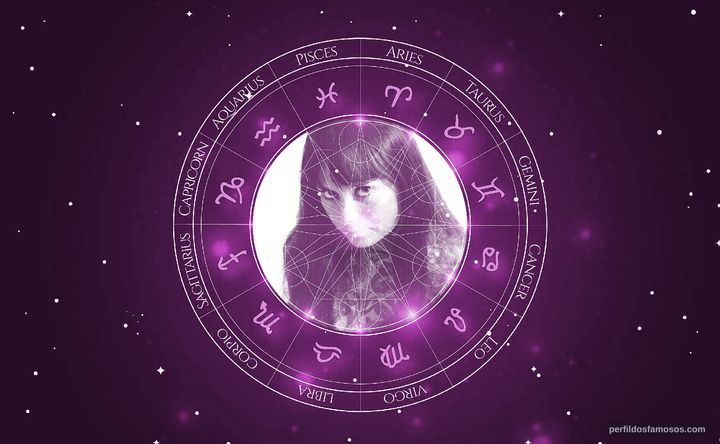 Imagem representando o mapa astral de Irene Stefânia