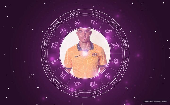 Imagem representando o mapa astral de James Troisi