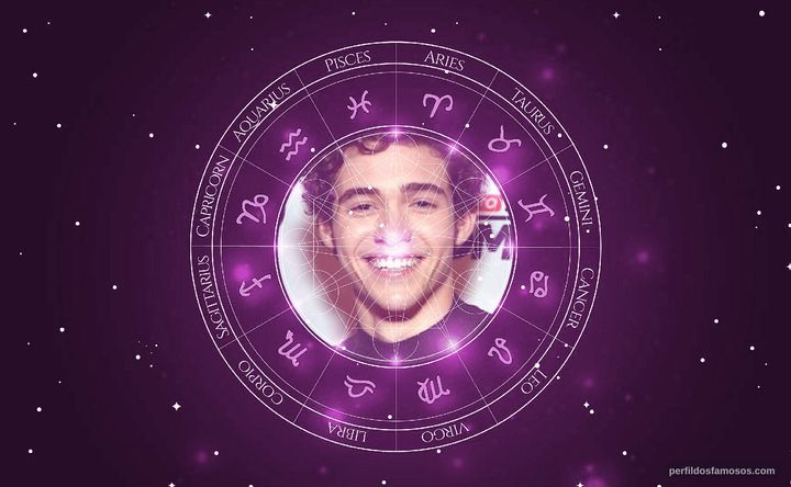 Imagem representando o mapa astral de Joshua Bassett