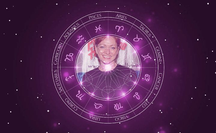 Imagem representando o mapa astral de Julie White