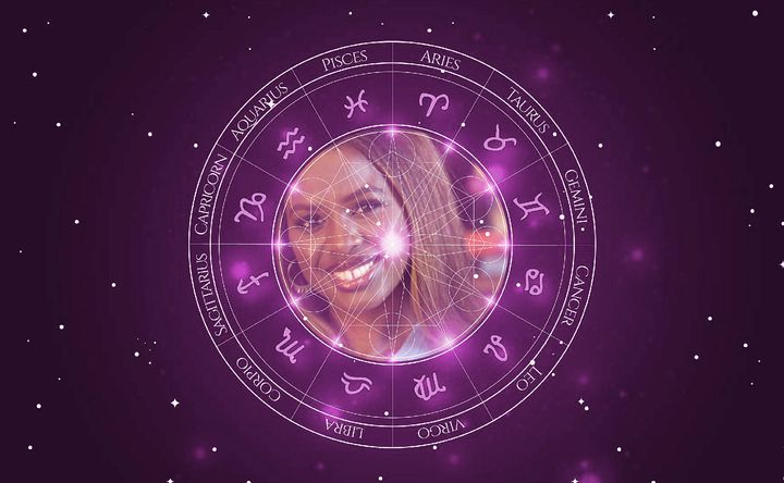 Imagem representando o mapa astral de June Sarpong