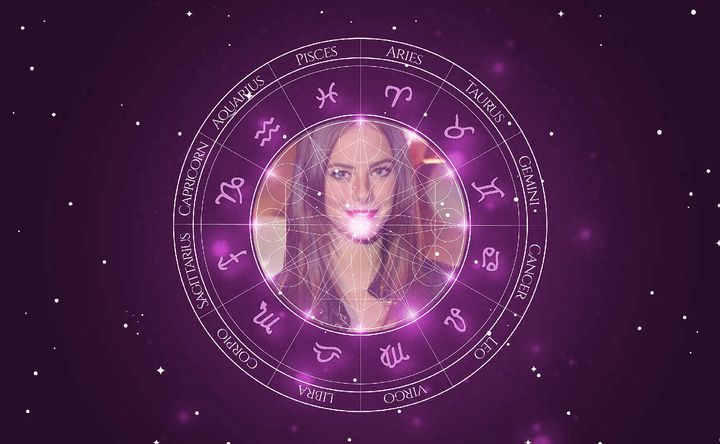 Imagem representando o mapa astral de Kaya Scodelario