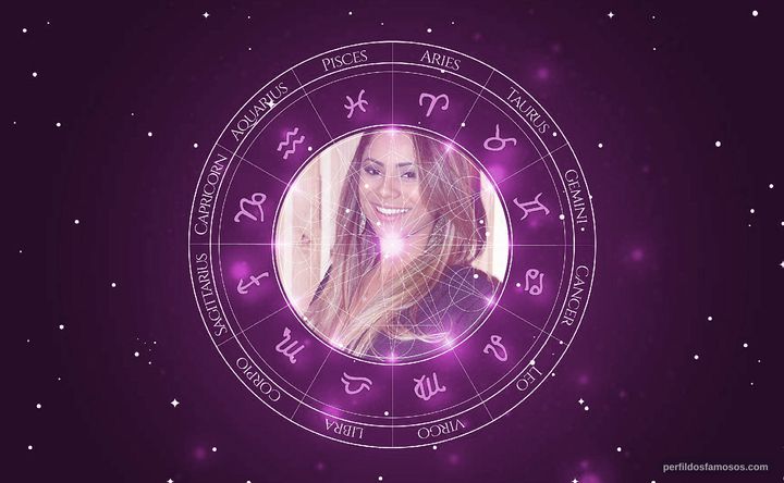 Imagem representando o mapa astral de Lexa