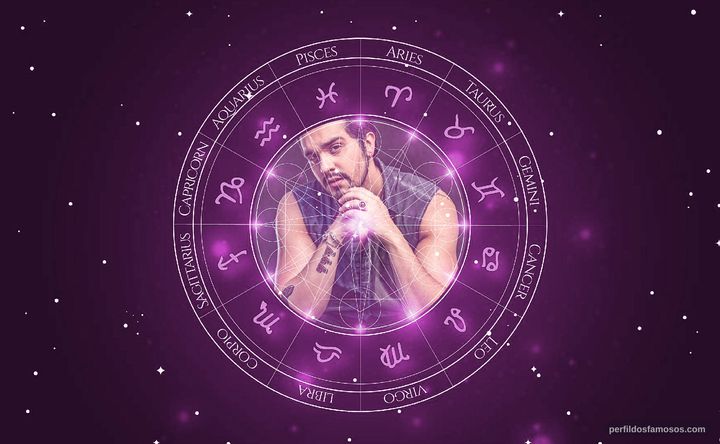 Imagem representando o mapa astral de Luan Santana