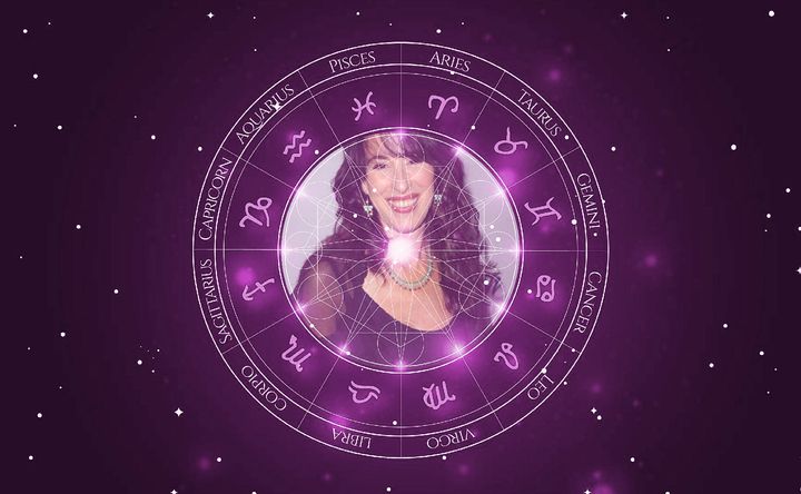 Imagem representando o mapa astral de Maggie Wheeler