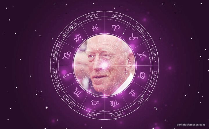 Imagem representando o mapa astral de Max von Sydow