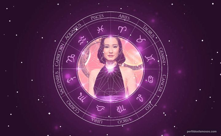 Imagem representando o mapa astral de Meng'er Zhang