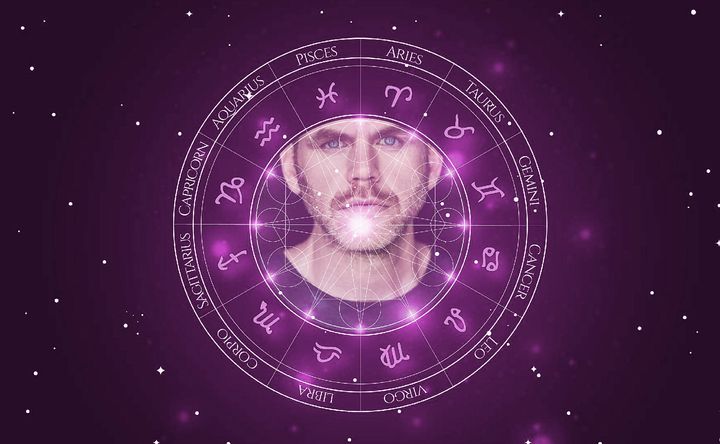 Imagem representando o mapa astral de Michael Maize