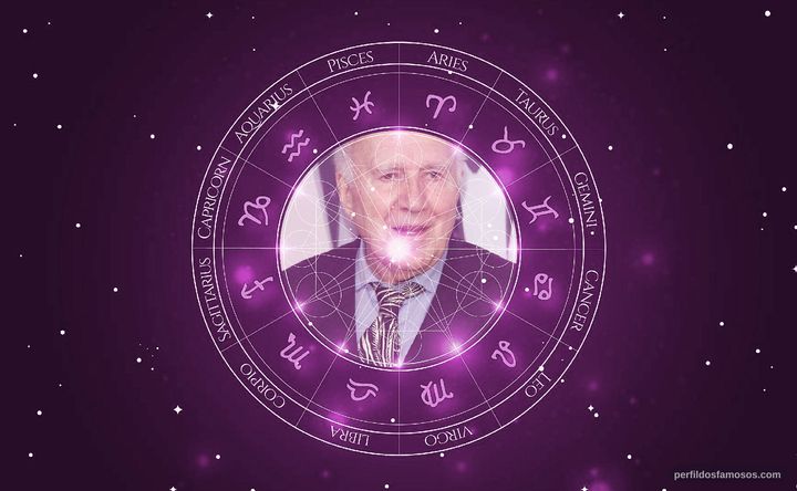 Imagem representando o mapa astral de Michel Piccoli