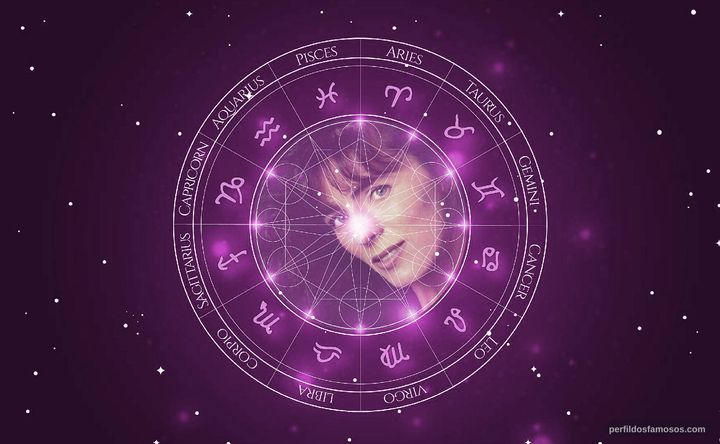 Imagem representando o mapa astral de Mira Furlan