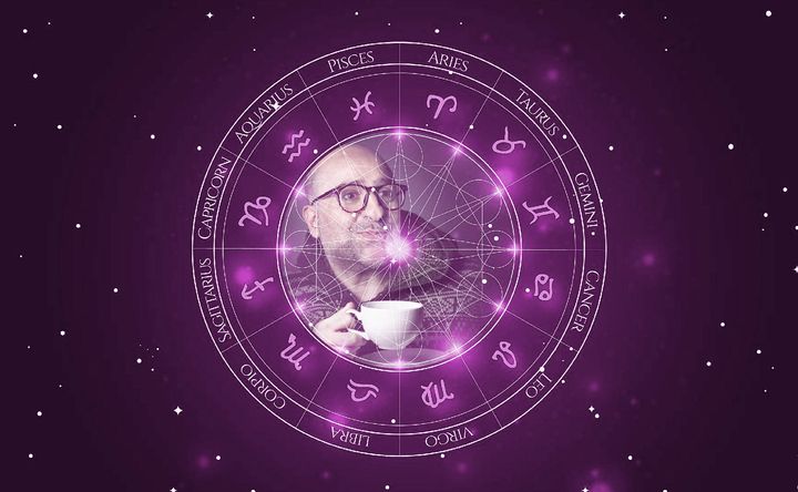 Imagem representando o mapa astral de Omid Djalili