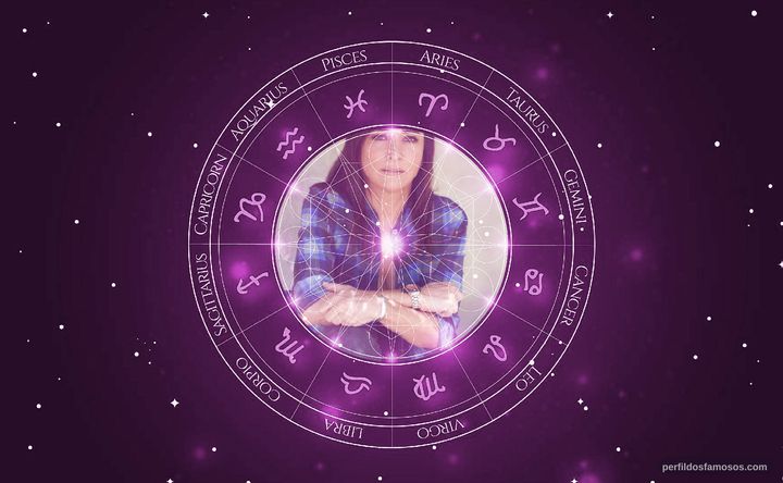 Imagem representando o mapa astral de Pamela Adlon
