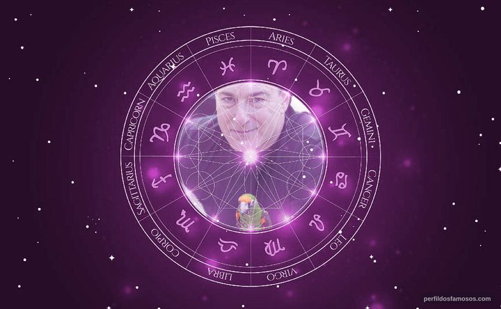 Imagem representando o mapa astral de Peter Friedman
