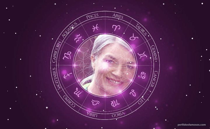 Imagem representando o mapa astral de Petra Lustigová